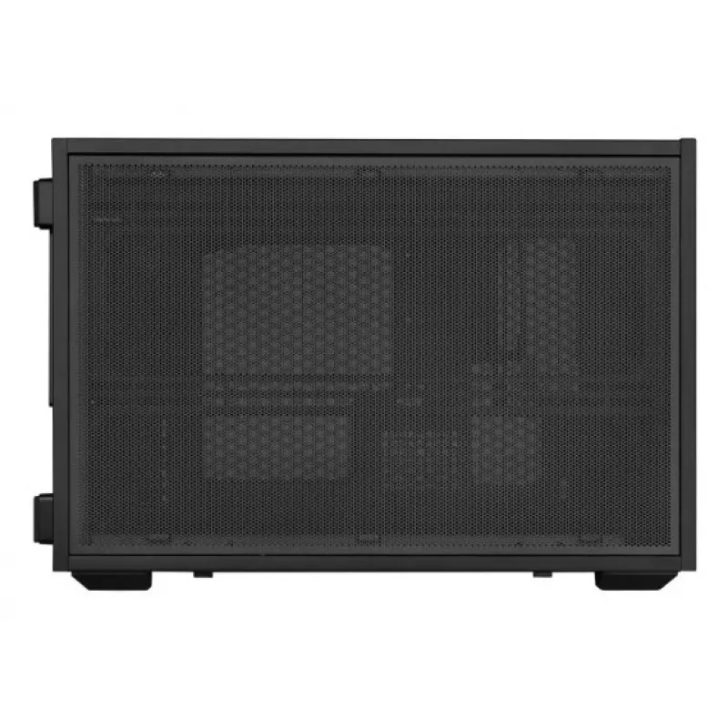 Lian Li DAN Cases B4 Wood Edition Mini Tower datora korpuss, Micro-ATX, valrieksta priekšējais panelis, melns