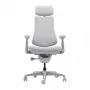 LiberNovo Omni Dynamic ergonomiskais biroja krēsls, pelēks, sieta, 45 cm sēdekļa augstums, 3D regulējami roku balsti, 120 kg ietilpība