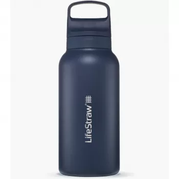 LifeStraw Go 2.0 Nerūsējošā tērauda ūdens filtrēšanas pudele 1L - Egejas jūra