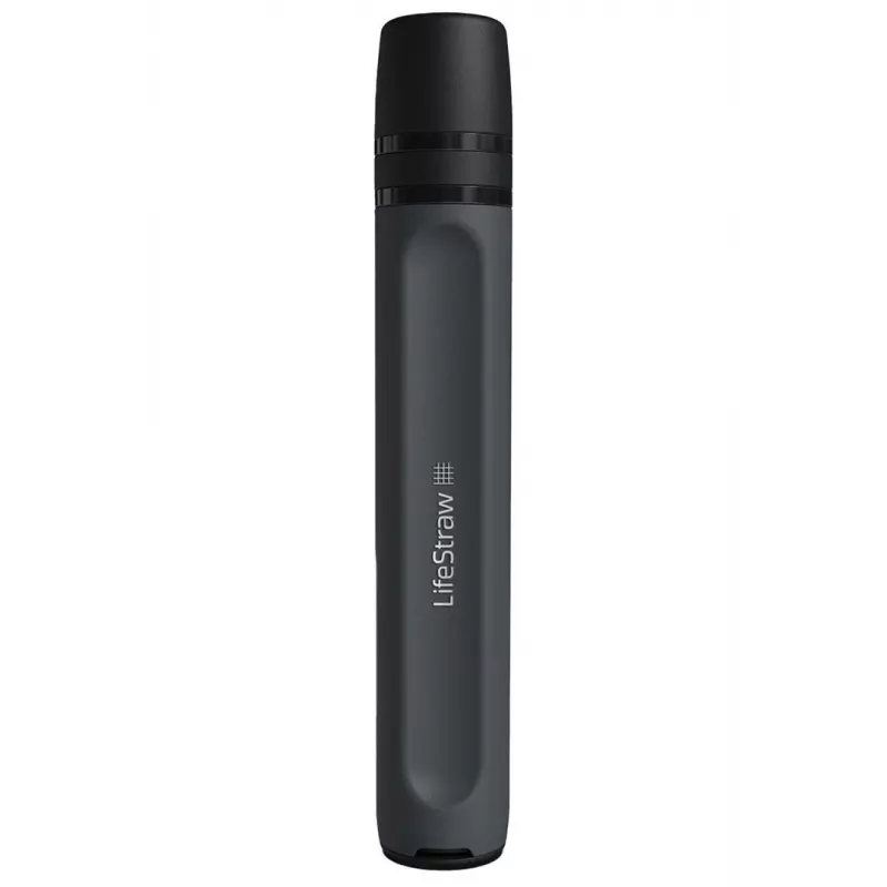 LifeStraw Peak personīgais ūdens filtrs - tumši pelēks