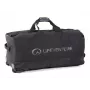 Lifeventure 120L riteņu ekspedīcijas ceļojumu soma ar visurgājēju riteņiem, melna