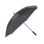 Lifeventure XL Trek lietussargs - melns, vētras izturīgs, UPF 50+, 98 cm