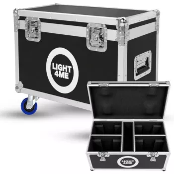 LIGHT4ME 100 SPOT RING CASE 4IN1 Flight Case 4x kustīgo galvu stiprinājumiem