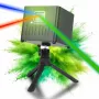 LIGHT4ME ACCU APP LASER Pārlādējams akumulatora lāzera projektors ar Bluetooth lietotnes vadību