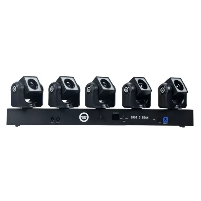 LIGHT4ME BROS 5 BEAM LED Effect 5 Moving Heads