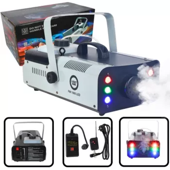LIGHT4ME FM 1500 LED Dūmu mašīna Dūmu ģenerators 1500W ar RGB LED