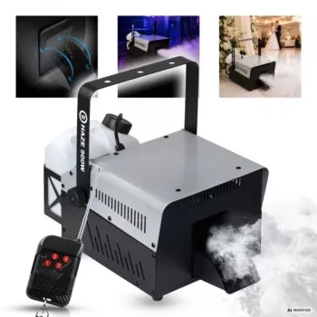 LIGHT4ME HAZE 900W Dūmu mašīna - Profesionāls dūmu ģenerators skatuvei un pasākumiem