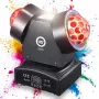LIGHT4ME SID4 4-in-1 kustīgs daudzefektu apgaismojums ar staru, wash, sarkano/zaļo lāzeru un stroboskopu