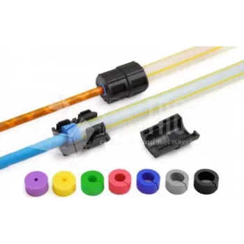 Lightwin DC 10MM SEAL 6.5-5MM sadalīts atsevišķa kabeļa kanāla blīvējums 10mm FTTx kanāliem, 5,0-6,5mm kabeļa diametrs, IP68, melns