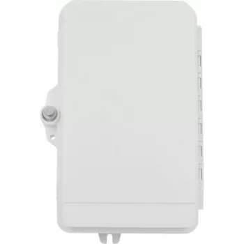 Lightwin HAK 8XSC/APC IP55 FTTx sienas kontaktligzda līdz 8 šķiedrām, SC/APC simplex vai LC duplex adapteri, 8x SC/APC iepriekš uzstādīti, IP55 laikapstākļiem izturīga, sienas montāžas šķiedru terminācijas kārba