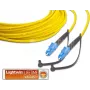 Lightwin LSP-09 LC-LC 20m OS1 vienmoda duplex šķiedras savienojuma kabelis, dzeltens LSP-09 LC-LC 20.0