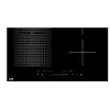 LIN LI-B47221 7200 W Induction Cooktop - 4 Zone Built-in Ceramic Glass Hob, Touch Control, Booster, Timer, Black