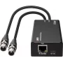 LINDY 2 kanālu XLR audio uz Dante kodētājs, PoE, AES67, 24 bitu/96 kHz 70618