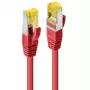 LINDY 30m Cat.7 SFTP PiMF bezhalogēnu RJ45 tīkla kabelis, sarkans 47301