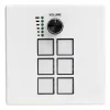 LINDY vadības tastatūra, 6 programmējamas pogas un rotējošais regulators, RGB apgaismojums, USB-C, alumīnijs, melna 32306