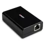 LINDY PoE uz USB Type-C sadalītāja pārveidotājs, 15W jaudas padeve, Gigabit Ethernet, USB 2.0 dati, melns 73474