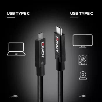 LINDY USB 3.0 kabelis, Type A - Type B, 0,5 m, antracīta krāsa, trīskāršs ekranējums