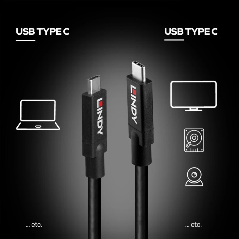 LINDY USB 3.0 kabelis, Type A - Type B, 0,5 m, antracīta krāsa, trīskāršs ekranējums