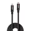 LINDY USB 3.0 kabelis, Type A - Type B, 0,5 m, antracīta krāsa, trīskāršs ekranējums