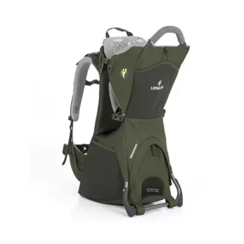 LittleLife Adventurer S3 bērnu pārnēsājamais sēdeklis, zaļš