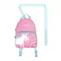 LittleLife Toddler Backpack Face Unicorn 2L bērnu mugursoma ar noņemamu drošības pavadu