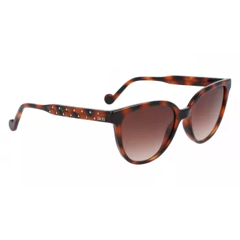 LIU JO Bērnu saulesbrilles LJ3607S511721 Caurspīdīgi rozā pelēks gradients 51mm