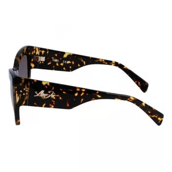 LIU JO LJ785S Sieviešu saulesbrilles Havana Acetāta Kvadrātveida Rāmis Brūnas Gradienta Lēcas 61mm