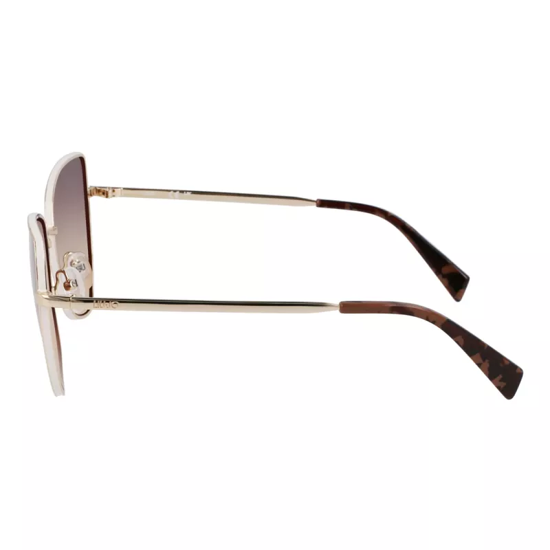 LIU JO Sieviešu tauriņveida saulesbrilles LJ159S5816716 - Havana Brūns acetāta rāmis ar brūniem gradienta polikarbonāta stikliem, 58 mm stikla platums, 100% UV400 aizsardzība
