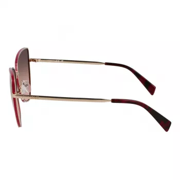 LIU JO Sieviešu LJ159S5816770 Butterfly Cat Eye Saulesbrilles Havana Brūns Gradients 58mm