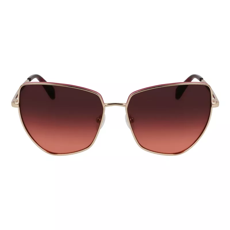 LIU JO Sieviešu LJ159S5816770 Butterfly Cat Eye Saulesbrilles Havana Brūns Gradients 58mm