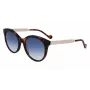 LIU JO Women's LJ765S-242 Butterfly/Cat-Eye Sunglasses Havana 54mm