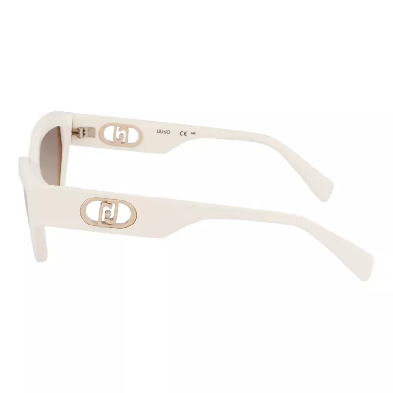 LIU JO Sieviešu LJ800S Tauriņa Kaķa Acs Saulesbrilles Havana Acetāts Brūns Gradients UV400