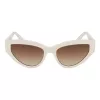 LIU JO Sieviešu LJ800S Tauriņa Kaķa Acs Saulesbrilles Havana Acetāts Brūns Gradients UV400