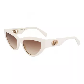 LIU JO Sieviešu LJ800S Tauriņa Kaķa Acs Saulesbrilles Havana Acetāts Brūns Gradients UV400