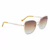 LIU JO Sieviešu saulesbrilles 46591-717 Havana Acetāts Kvadrātveida rāmis Brūnas gradienta lēcas 55/17/140 mm