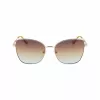 LIU JO Sieviešu saulesbrilles 46591-717 Havana Acetāts Kvadrātveida rāmis Brūnas gradienta lēcas 55/17/140 mm