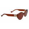 LIU JO Sieviešu saulesbrilles LJ767SR-216 Havana Propionate Brūns gradients 56mm