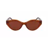 LIU JO Sieviešu saulesbrilles LJ767SR-216 Havana Propionate Brūns gradients 56mm