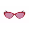 LIU JO Sieviešu saulesbrilles LJ767SR-525 Havana Brūns gradients Kvadrātveida 56mm