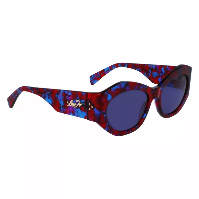 LIU JO Sieviešu saulesbrilles LJ786S-665 Butterfly metāla rāmis Roze Zelts Brūns gradients lēcas 54mm