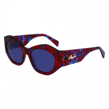 LIU JO Sieviešu saulesbrilles LJ786S-665 Butterfly metāla rāmis Roze Zelts Brūns gradients lēcas 54mm