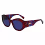 LIU JO Sieviešu saulesbrilles LJ786S-665 Butterfly metāla rāmis Roze Zelts Brūns gradients lēcas 54mm