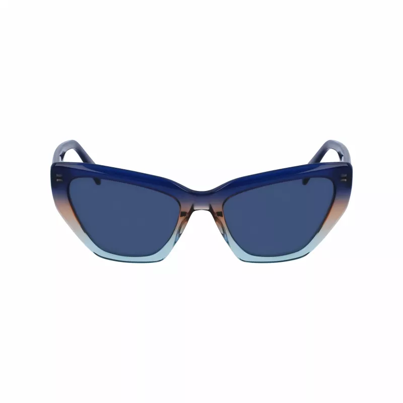 LIU JO Sieviešu saulesbrilles LJ794S-439 Zils Tauriņa rāmis UV400