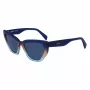 LIU JO Sieviešu saulesbrilles LJ794S-439 Zils Tauriņa rāmis UV400