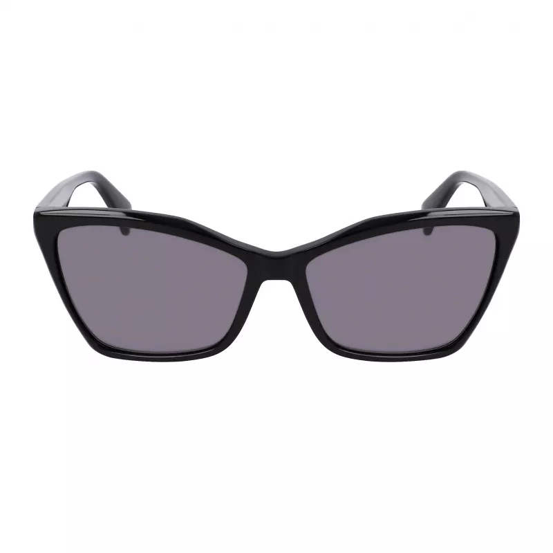 LIU JO Sieviešu saulesbrilles LJ796S-001 Butterfly/Cat-Eye Acetāta rāmis Pelēkas lēcas 58mm