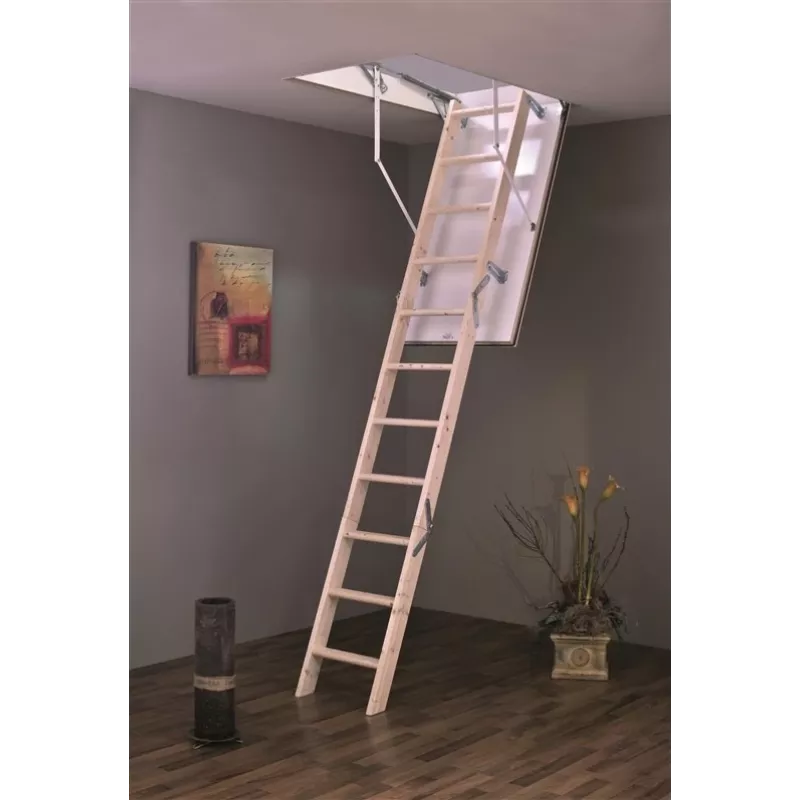 Loft Ladders MC Step 120x70x280cm Folding Loft Ladder with Hatch