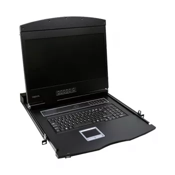 LOGILINK 19 collu LCD KVM konsole ar VGA, ASV tastatūras izkārtojumu (LC902US)