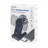 Logilink 4-in-1 bezvadu galda lādētājs, 15W Qi uzlādes stacija (PA0292)