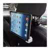 Logilink AA0121 planšetdatora aizmugurējā sēdekļa automašīnas turētājs – galvas balsta stiprinājums 7-11'' planšetdatoriem, iPad un e-lasītājiem, 360° rotācija, melns
