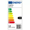 LOGILINK AA0155 LED gredzena aizpildījuma gaisma ar sirds formu un statīvu, 20,5 cm, 10 spilgtuma līmeņi, 3000K-6000K, USB-A